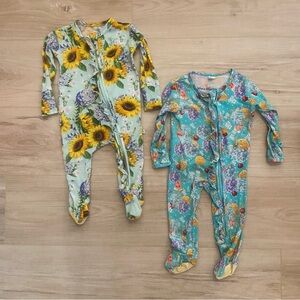 ✨Sale✨ Bamboo sleepers Posh peanut and Cuddles N Giggles 3-6months